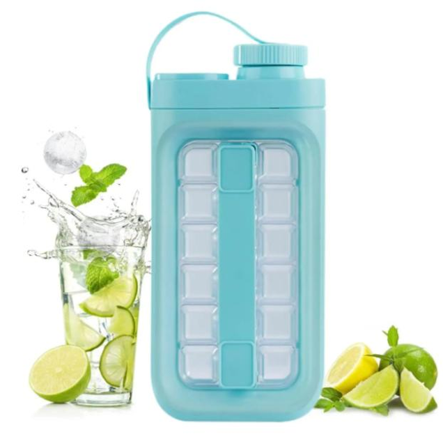 Пляшка для льоду портативна силіконова (LY-561) - фото 3 Пляшка для льоду портативна силіконова (LY-561) - фото 3