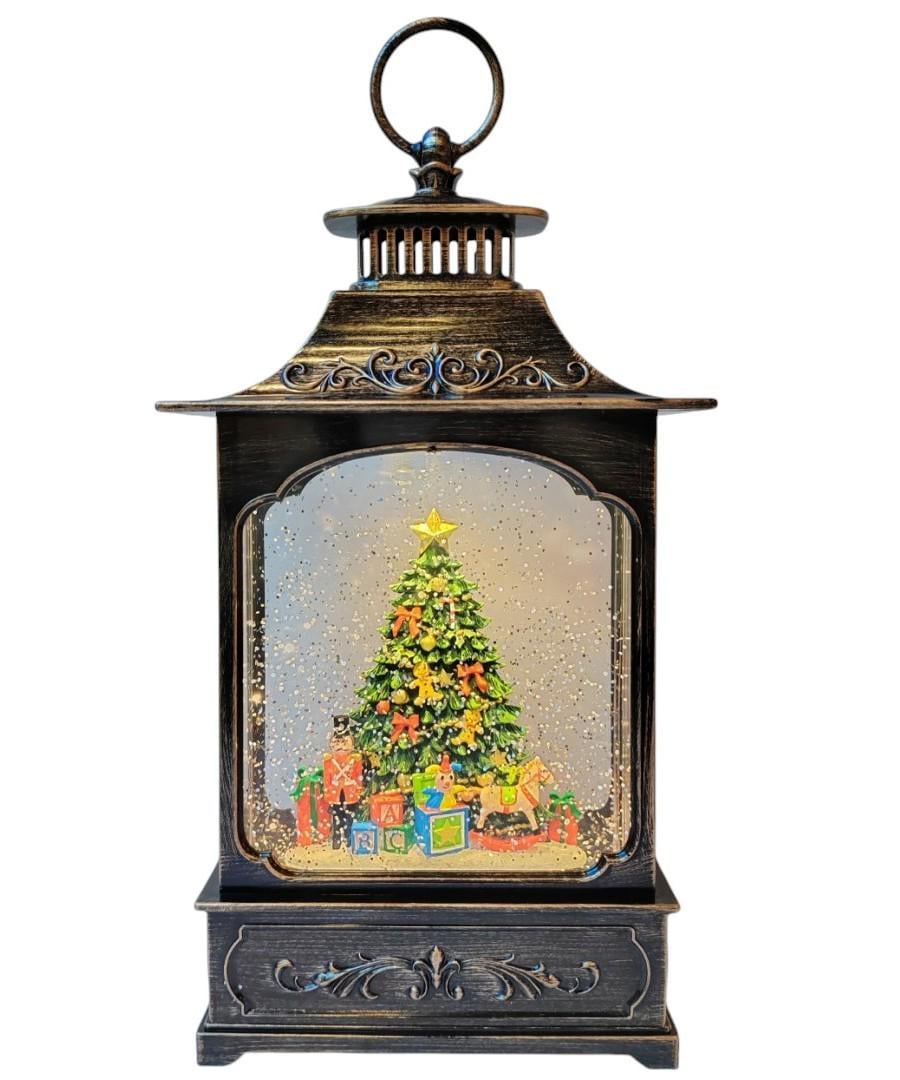 Новогодний ночник XMAS WDL-24061D Винтажный фонарь 31 см (10096)