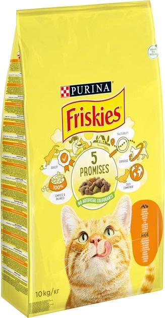 Корм сухой для взрослых кошек Friskies с курицей и овощами 10 кг - фото 1 Корм сухой для взрослых кошек Friskies с курицей и овощами 10 кг - фото 1