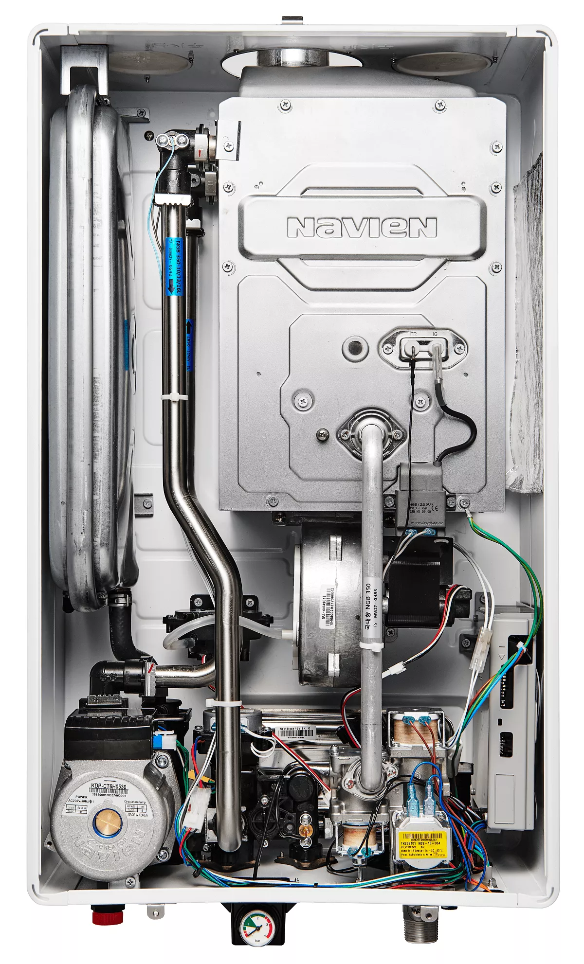 Газовий котел DELUXE E COAXIAL 10K NAVIEN 2-контурний настінний з димоходом 10 кВт (N.DLX.C.10.KIT1) - фото 5 Газовий котел DELUXE E COAXIAL 10K NAVIEN 2-контурний настінний з димоходом 10 кВт (N.DLX.C.10.KIT1) - фото 5