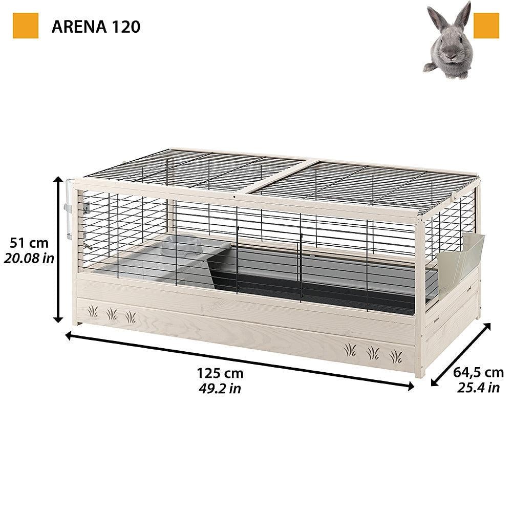Клітка для кроликів ARENA 120 FSC дерев'яна 125x64,5/51 см (A-036650) - фото 2 Клітка для кроликів ARENA 120 FSC дерев'яна 125x64,5/51 см (A-036650) - фото 2
