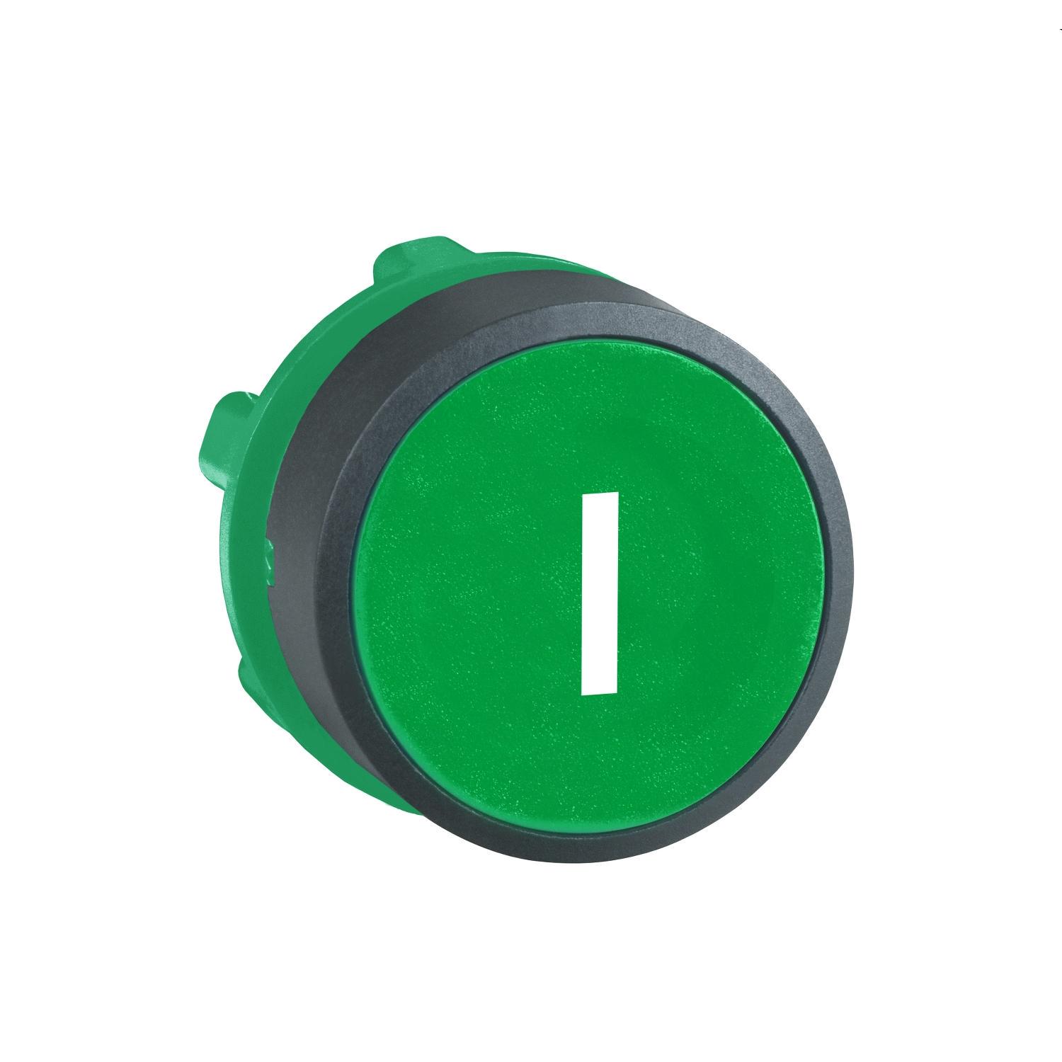 Головка Schneider Electric Harmony XB5 для кнопки I 22 мм без подсветки Зеленый (ZB5AA331)