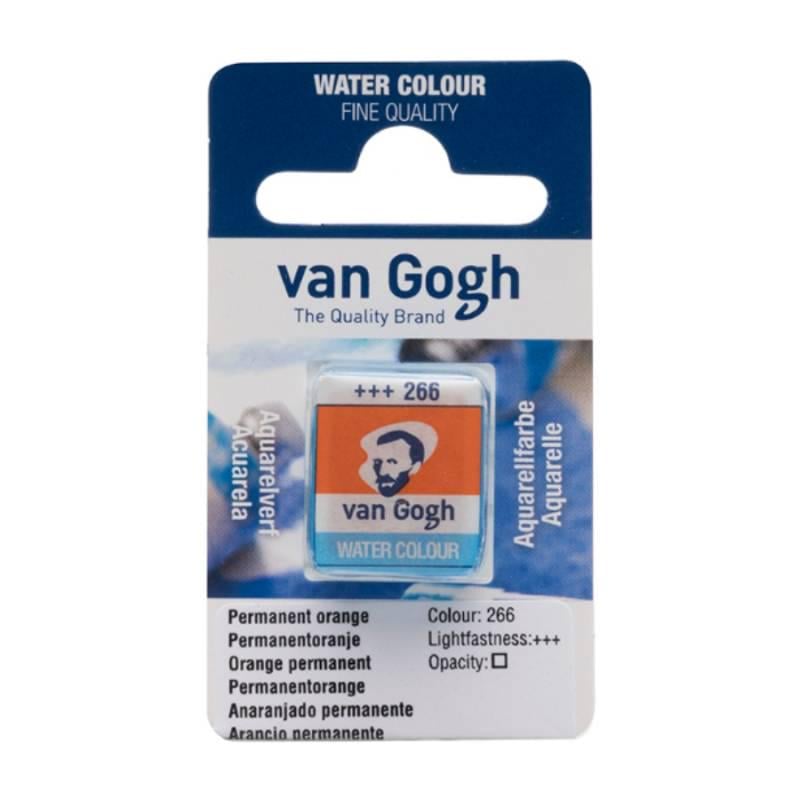 Акварельная краска Van Gogh кювета 1,5 мл 266 Перманентный оранжевый (20862661)