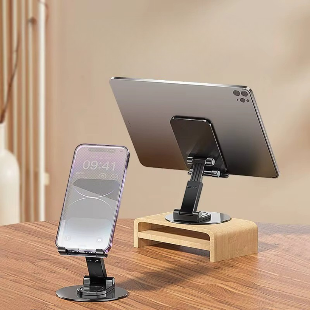 Подставка-держатель настольная для телефона и планшета для смартфона складная с поворотом на 360 Черный - фото 8 Подставка-держатель настольная для телефона и планшета для смартфона складная с поворотом на 360 Черный - фото 8