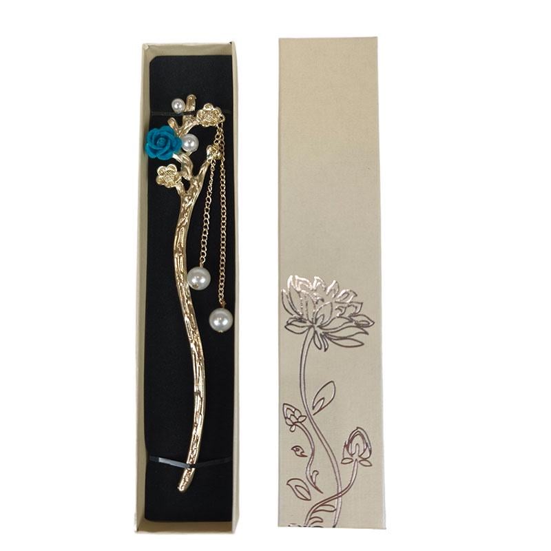 Палочка для волос цветы Золотой (U8120 8116)