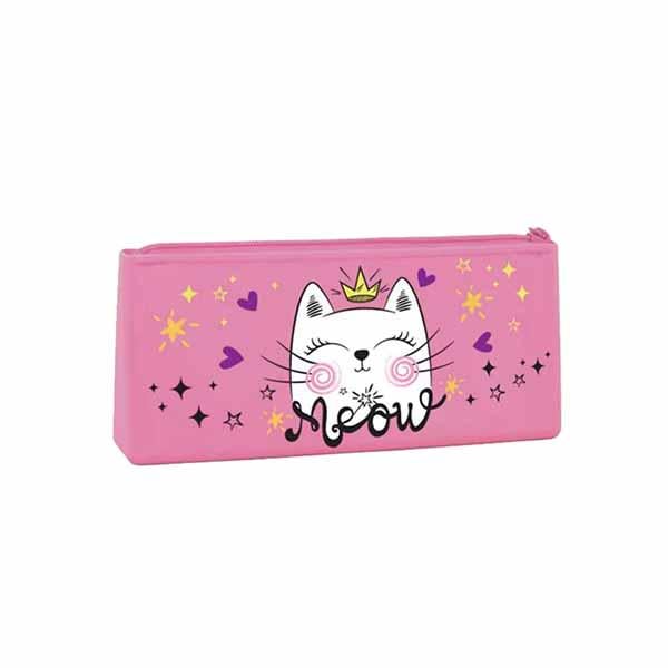 Пенал-косметичка Meow силиконовый (70479)