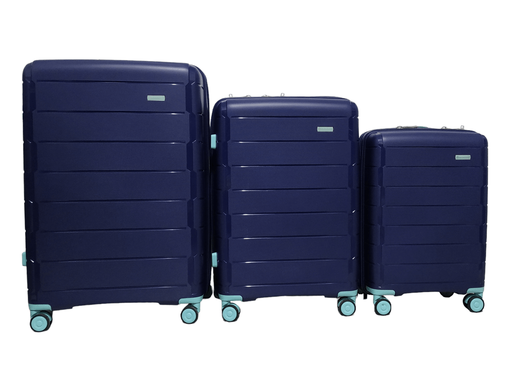 Комплект чемоданов Snowball 20303 Темно-синий (31706510)