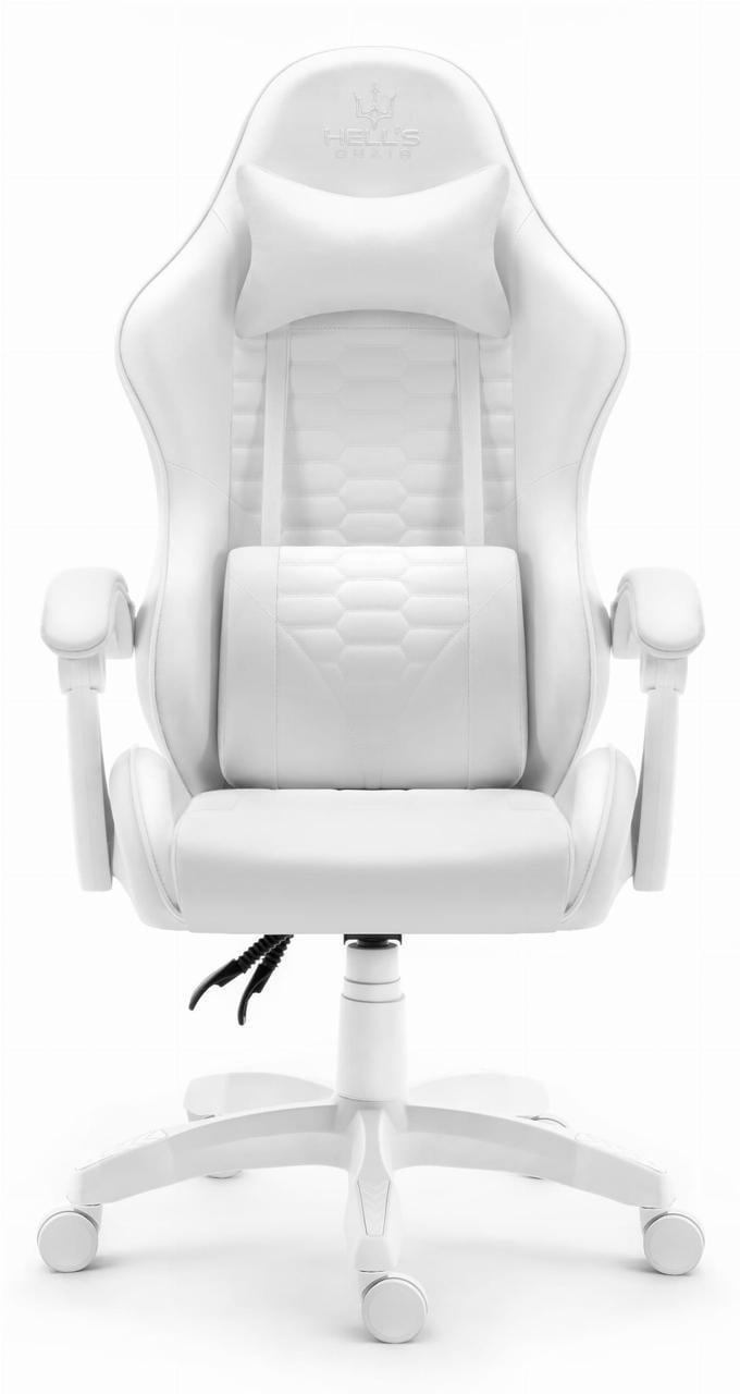 Кресло игровое Hell's HC-1000 экокожа White
