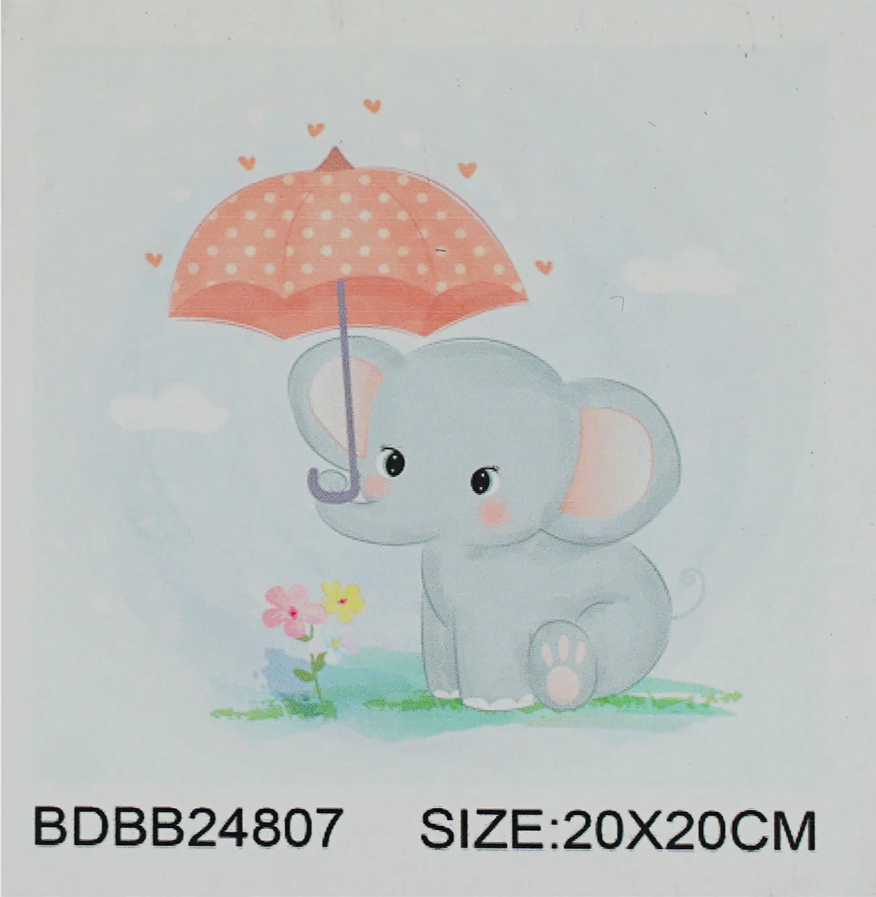 Алмазная мозаика TK Group Слоненок 20х20 см (BDBB24807)