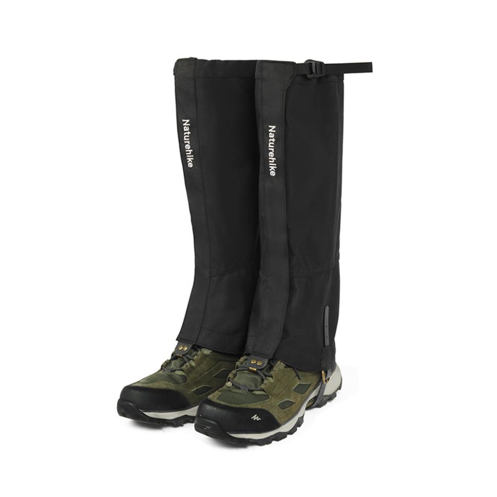 Бахилы защитные водонепроницаемые Naturehike CNK2450DS011 L 16x46 см Black (6975641889724)