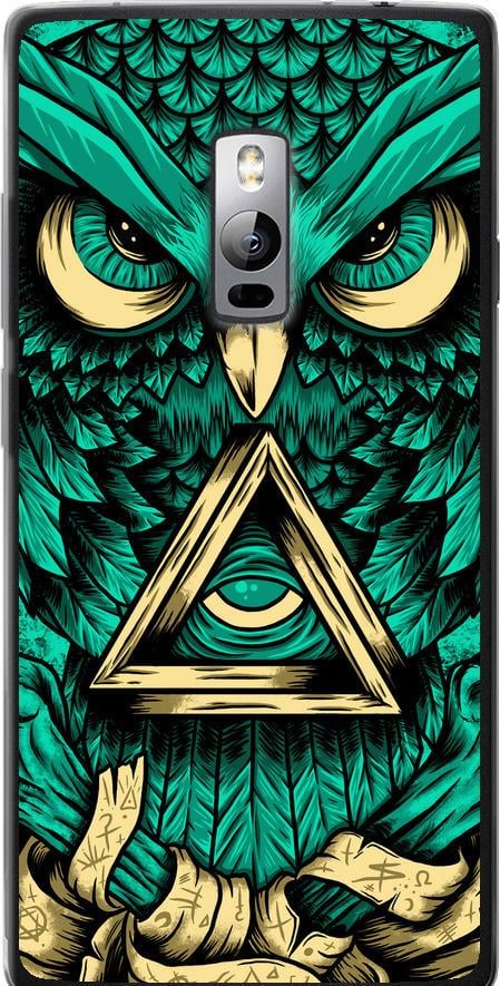 Чехол на OnePlus 2 Сова Арт-тату (3971u-386-42517) Чехол на OnePlus 2 Сова Арт-тату (3971u-386-42517)