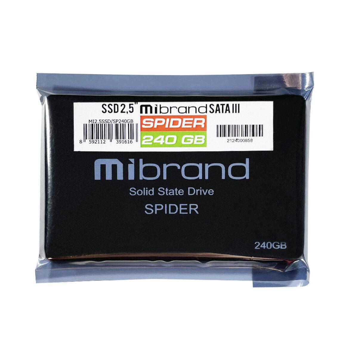 Твердотельный накопитель Mibrand Spider 240 GB 2,5" 7 мм SATAIII Bulk (MI2,5SSD/SP240GB) - фото 4