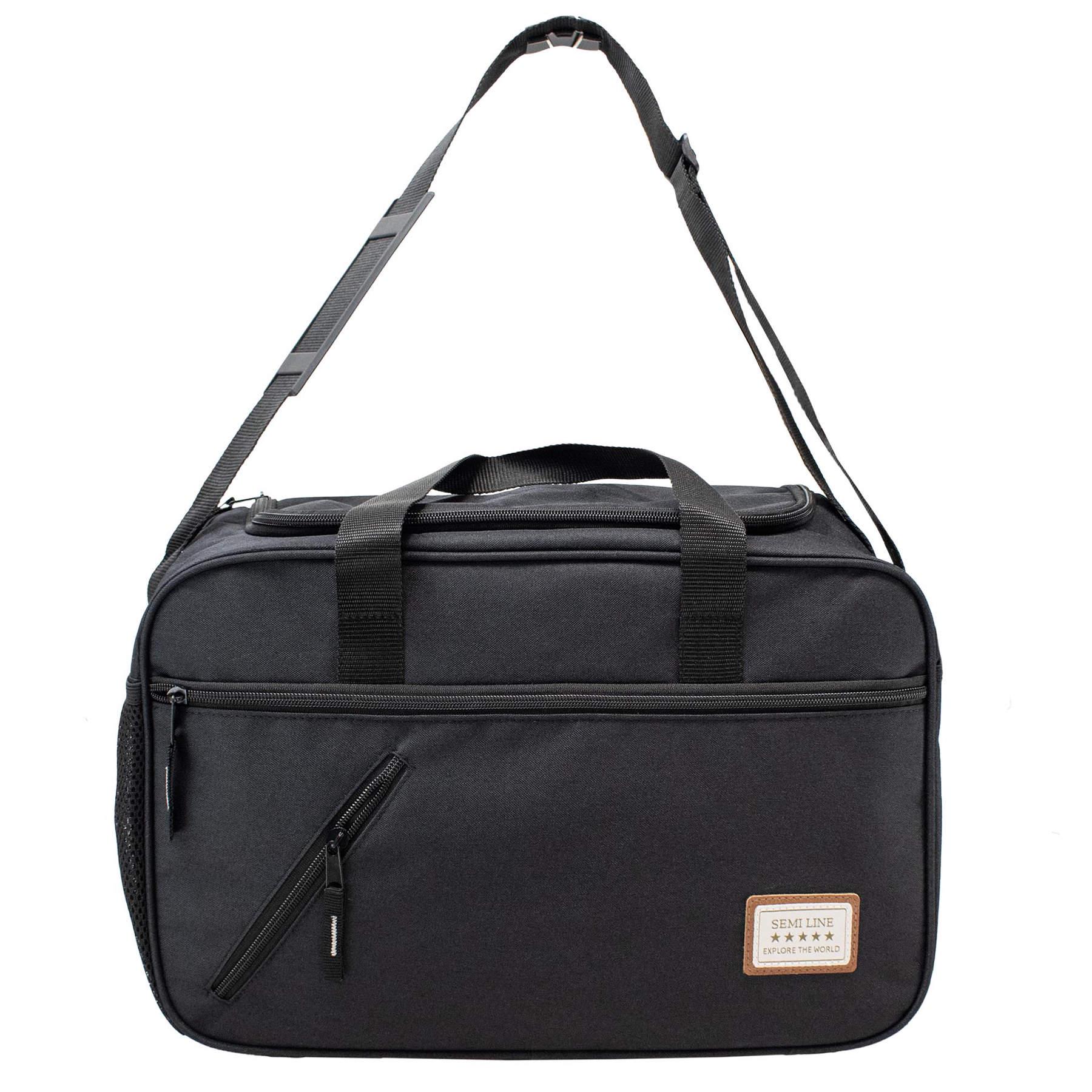 Дорожная сумка SEMI LINE 20 л Black (T5785-4) - фото 3 Дорожная сумка SEMI LINE 20 л Black (T5785-4) - фото 3