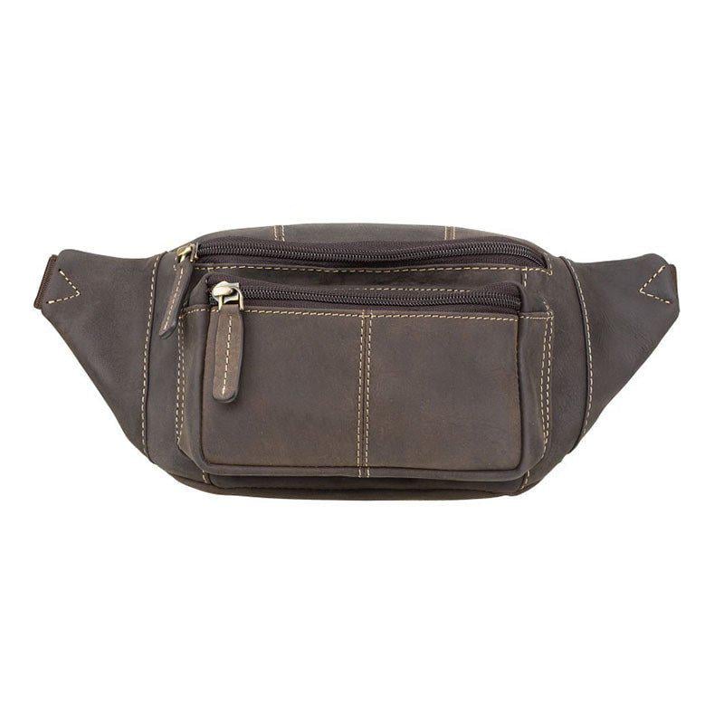 Поясная сумка кожаная Visconti Bumbag Oil Brown (720 OIL BR)