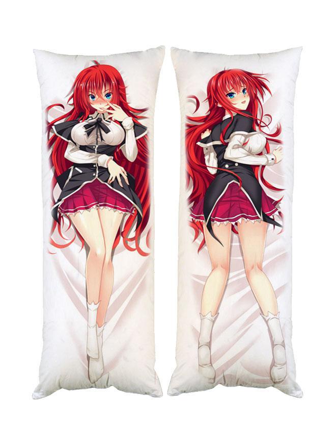 Подушка дакимакура Риас Гремори Высшая школа демонов декоративная ростовая для обнимания 60x200 см (1834034111)