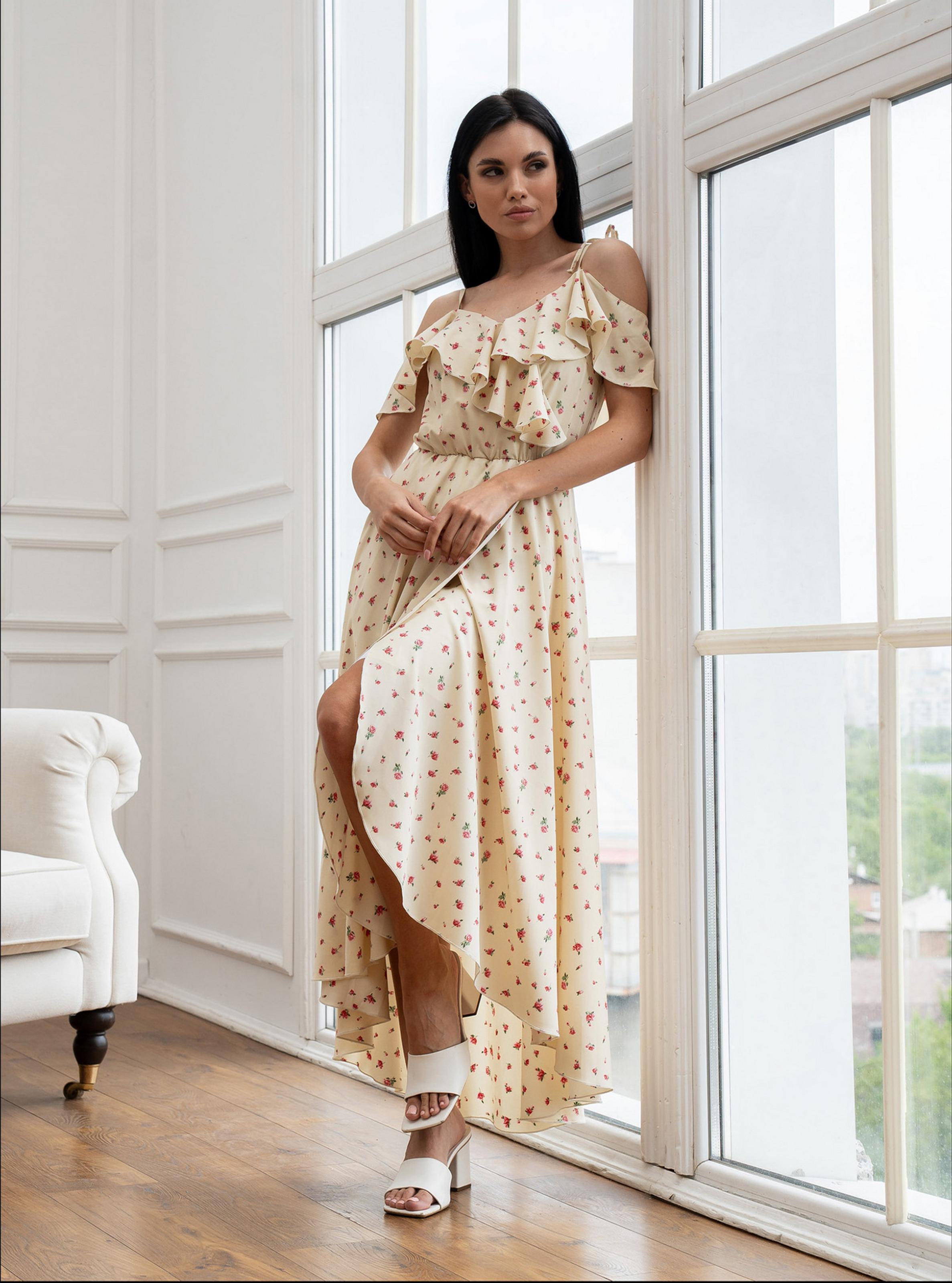 Сарафан женский Nova Vega M Бежевый (107-777.3-1) - фото 6