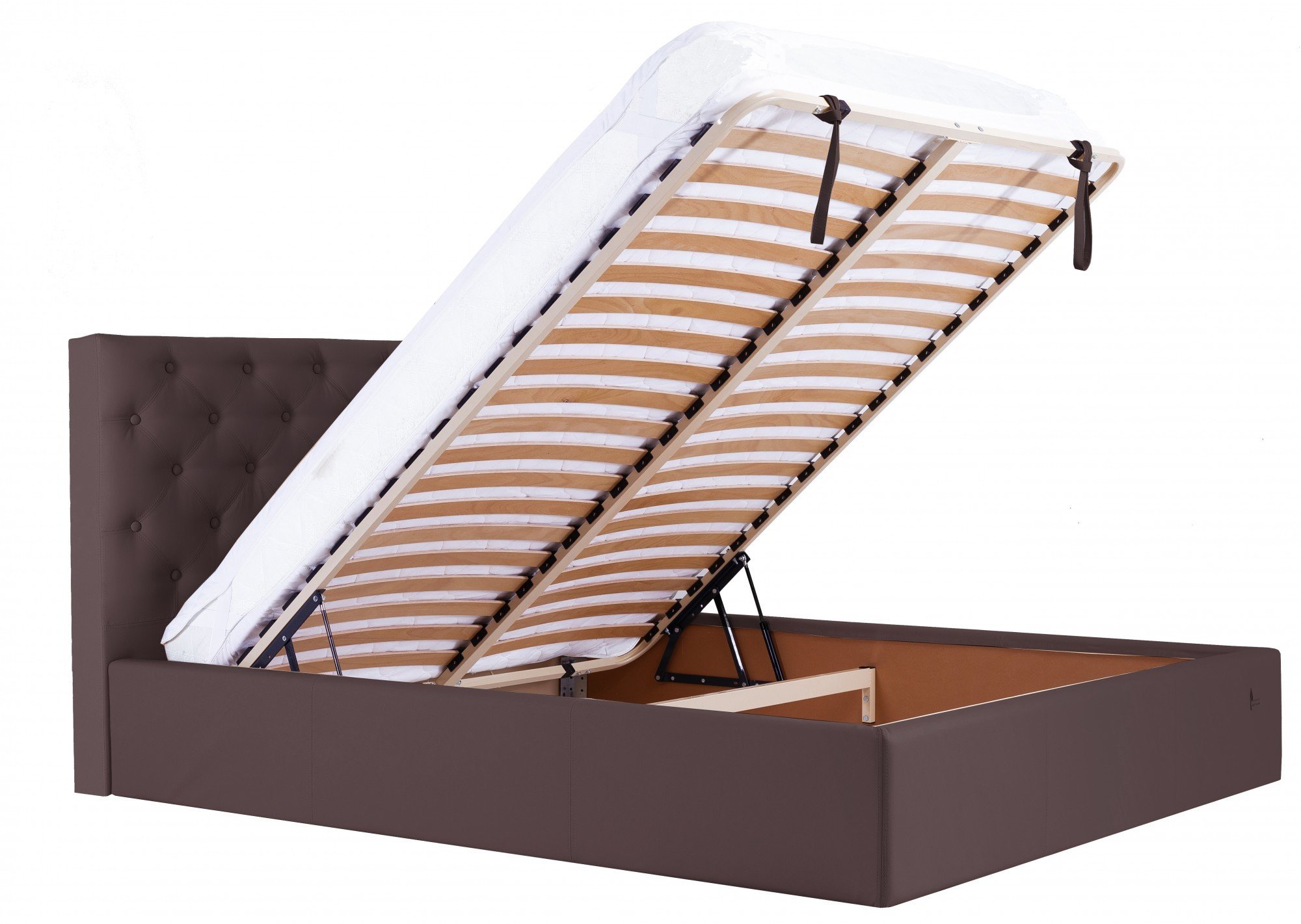 Кровать Coventry VIP Флай 2231 120х190 см Темно-коричневый - фото 7