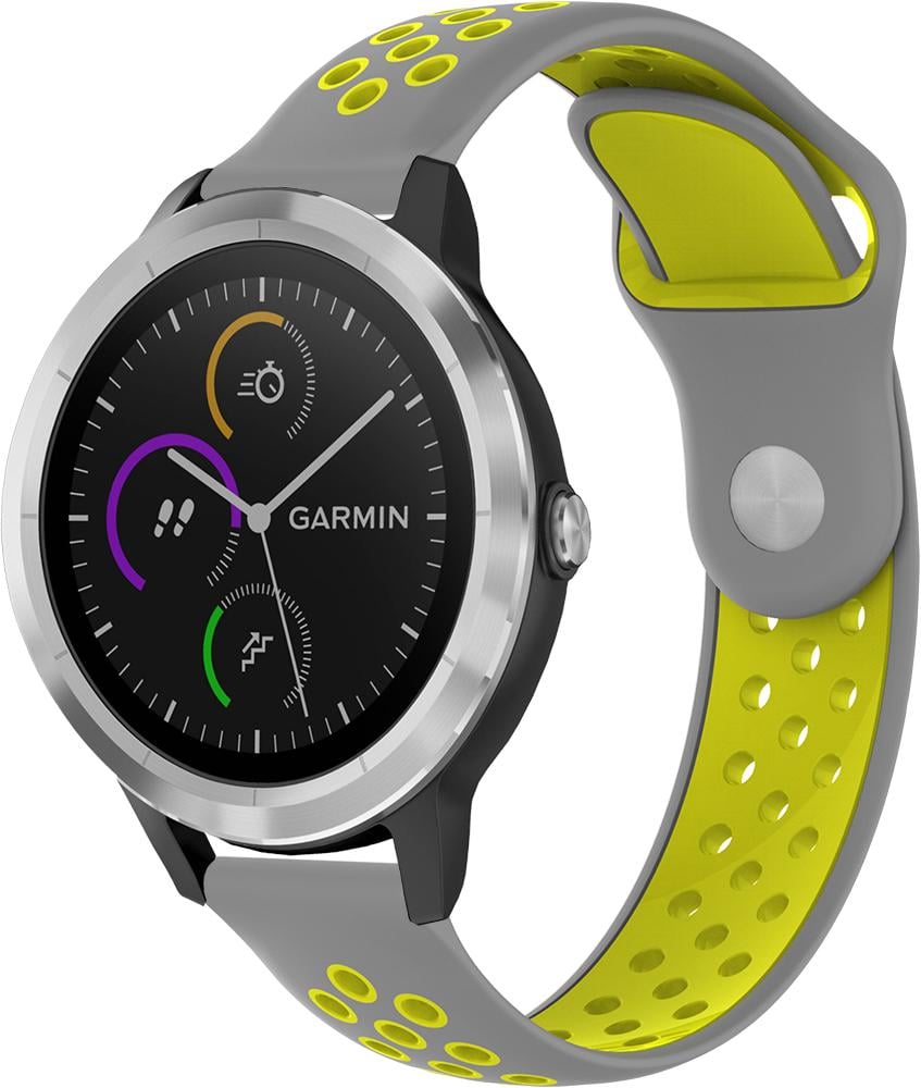 Ремешок Sport для Garmin Vivoactive 3 Gray/Yellow (23031-63)