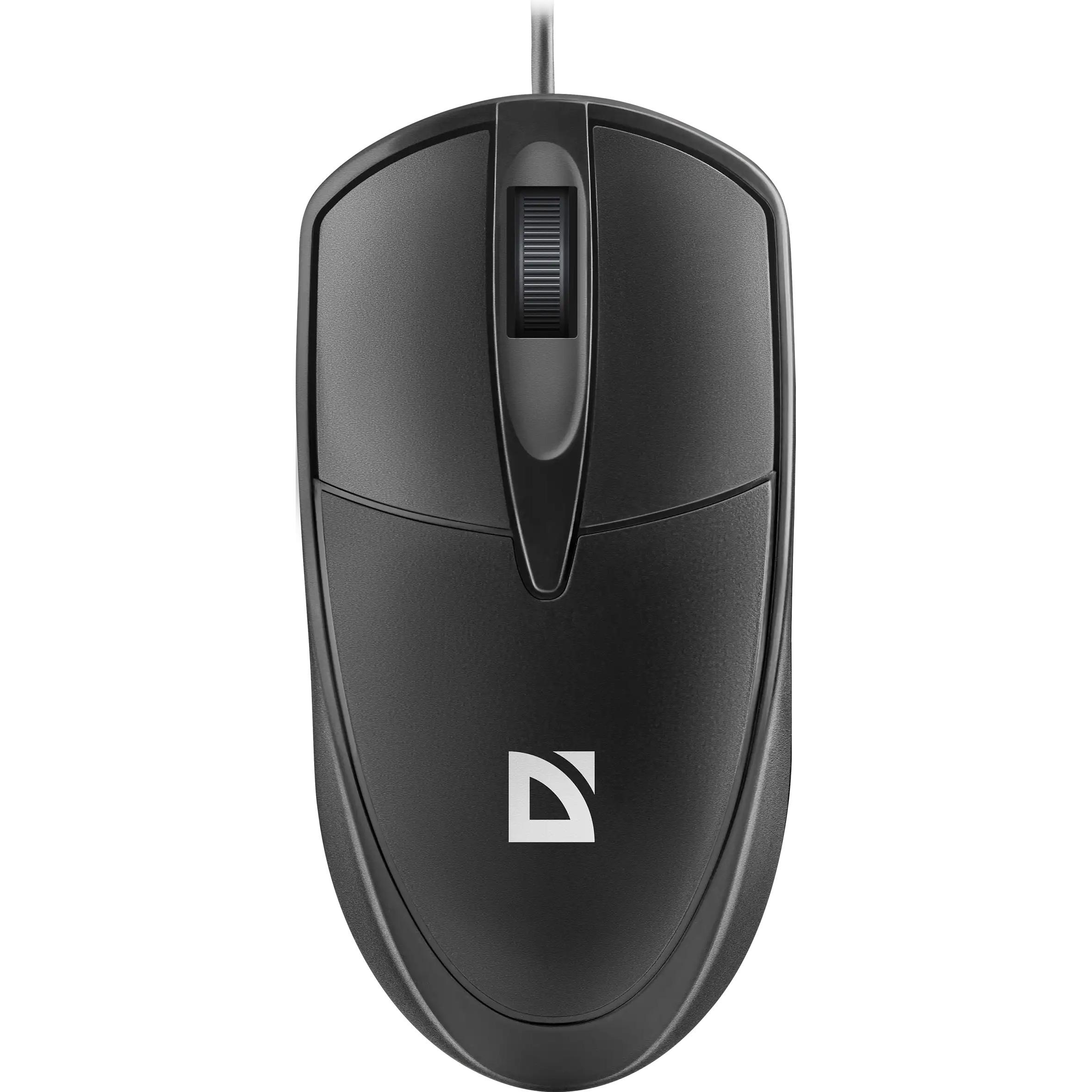 Компьютерная мышка проволочная Defender Trace MB-989 1000 dpi 1,2 м Black (634363)