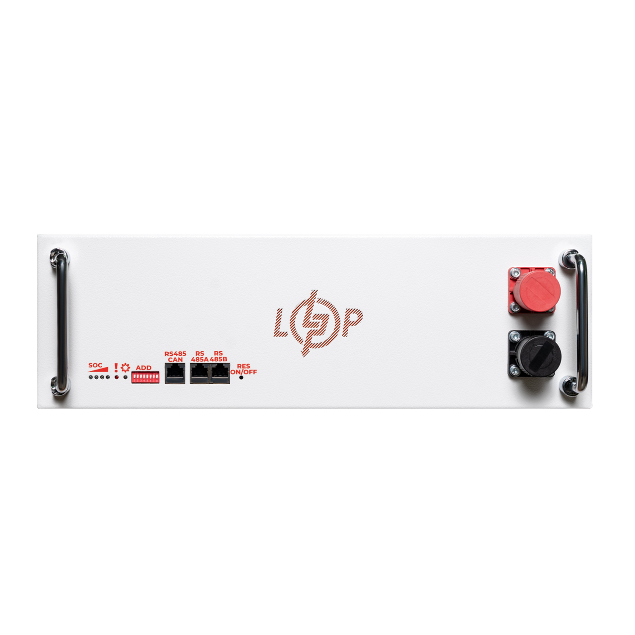 Акумулятор LP LiFePO4 51,2V-100 Ah 5120Wh BMS SP 100A/50А RM RS485/CAN LCD WH