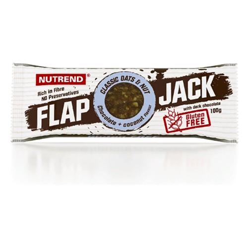 Батончик углеводный Nutrend Flapjack гluten Free 100 г Chocolate Coconut Dark Chocolate