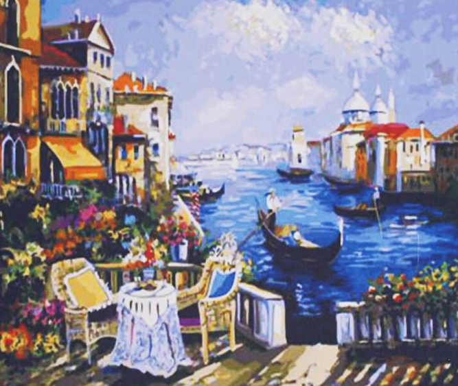 Картина за номерами TK Group 31838 30 Романтична Венеція 40х30 см (121729)