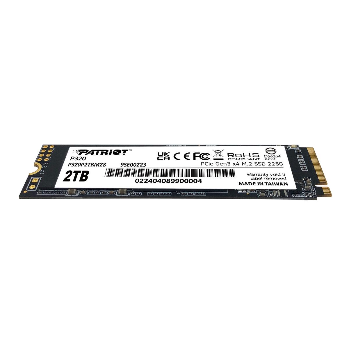 SSD-диск Patriot P320 2 Тб (P320P2TBM28) - фото 2 SSD-диск Patriot P320 2 Тб (P320P2TBM28) - фото 2