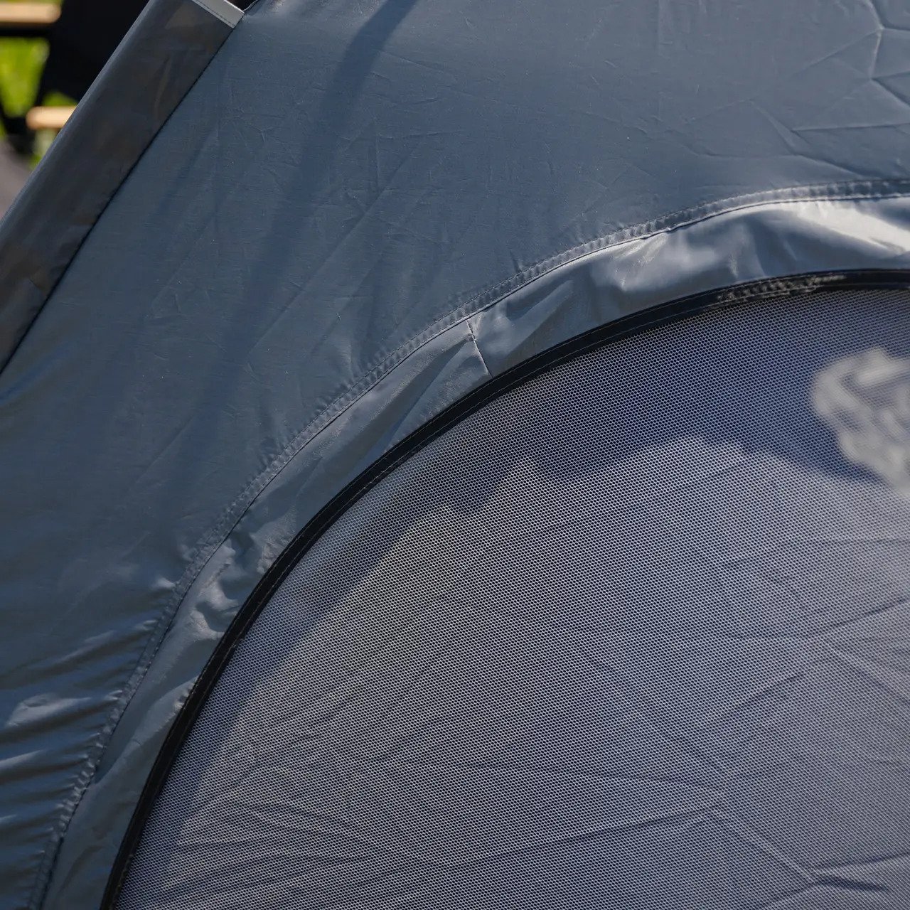 Палатка туристическая 2-местная автоматическая 200х200х140 см Серый (4bb7b1c3) - фото 6 Палатка туристическая 2-местная автоматическая 200х200х140 см Серый (4bb7b1c3) - фото 6