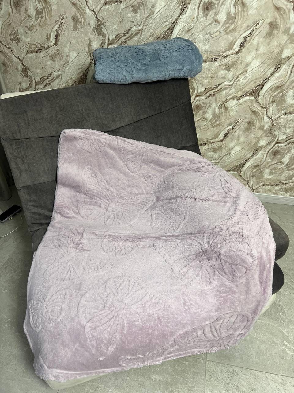 Плед плюшевий на диван 200х230 см Бузковий (П4К-Mpled003-06) - фото 2 Плед плюшевий на диван 200х230 см Бузковий (П4К-Mpled003-06) - фото 2