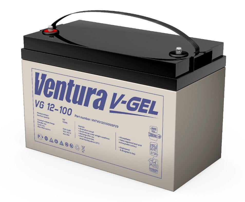 Аккумулятор для ИБП Ventura VG12-100V-Gel 12 В 100 Ач (20645110)