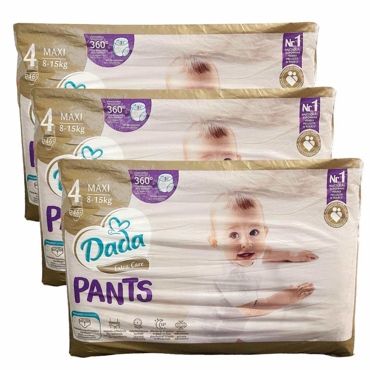 Підгузки-трусики дитячі Dada Extra Care 4 Maxi 8-15 кг 138 шт. (2490086196)