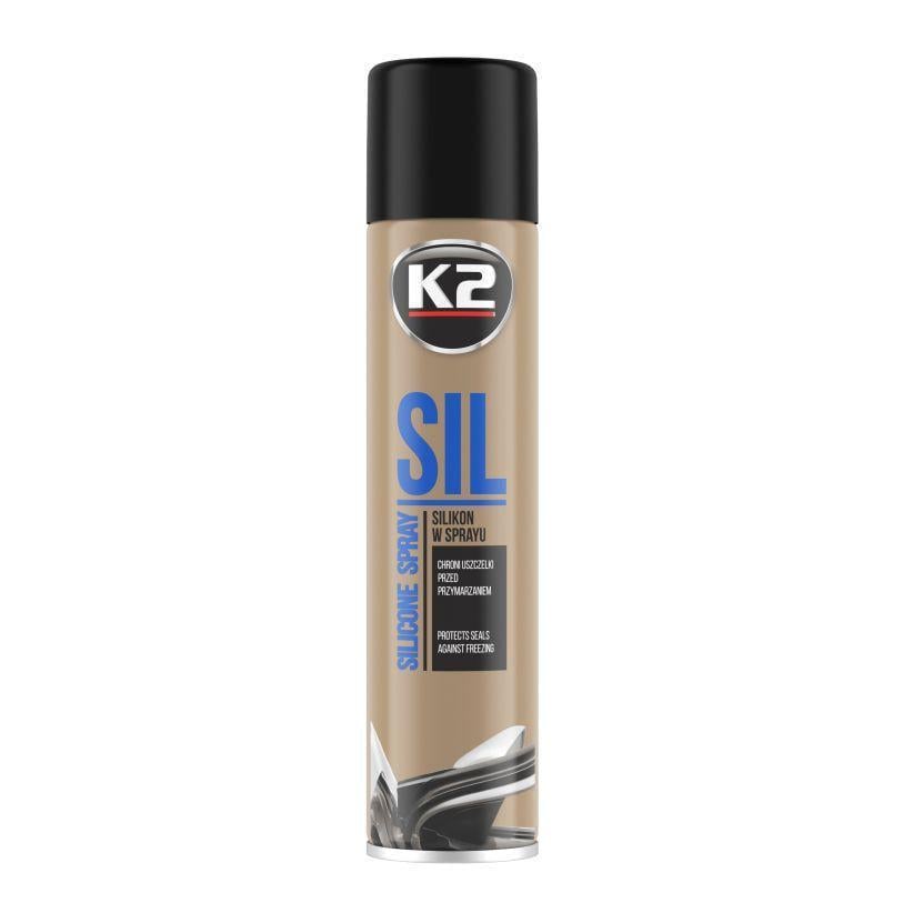 Силиконовая смазка K2 SIL 300 мл аэрозоль (K6331)