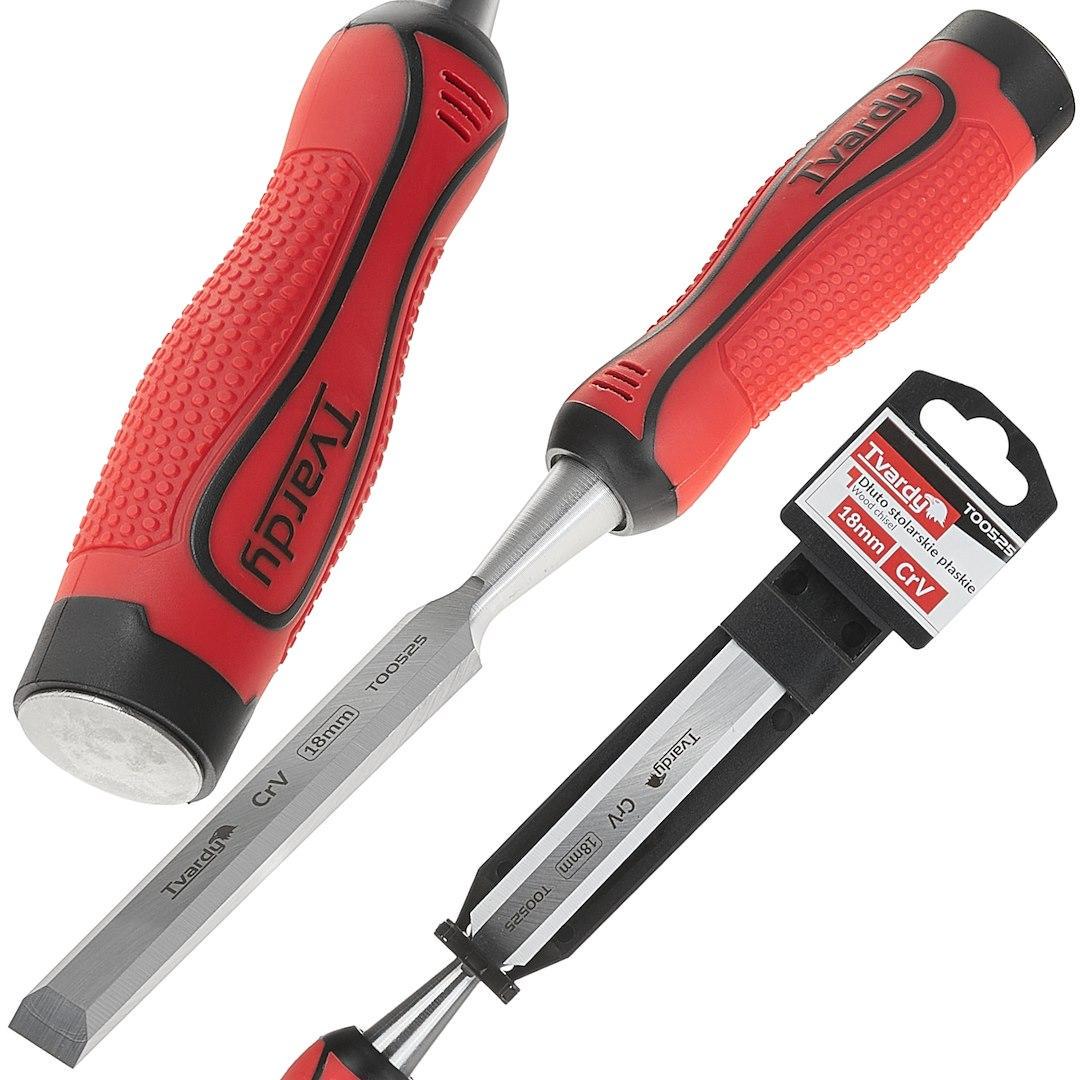 Стамеска ударна Tvardy з хромо-ванадієвої сталі CrV 18 мм (T00525) - фото 2 Стамеска ударна Tvardy з хромо-ванадієвої сталі CrV 18 мм (T00525) - фото 2