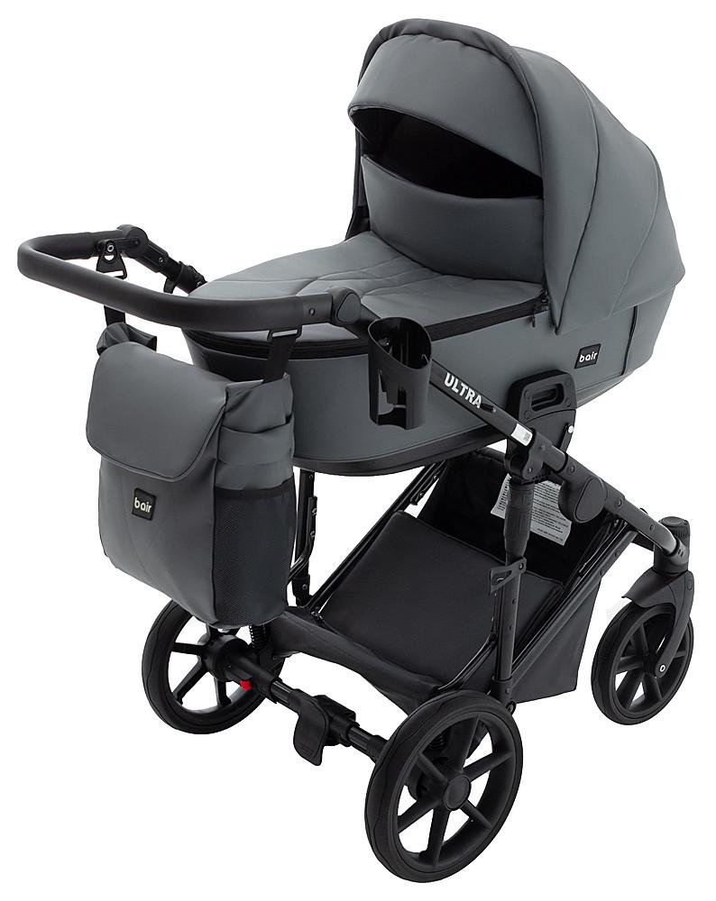 Коляска 2в1 Bair Ultra ECO U-47 Графитовый (680617) Коляска 2в1 Bair Ultra ECO U-47 Графитовый (680617)