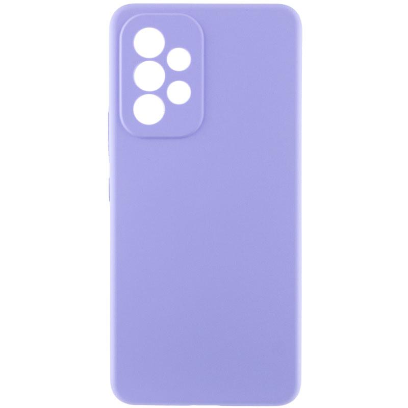 Протиударний Чохол Silicone Cover Lakshmi Full Camera (AAA) для Samsung Galaxy A73 5G Бузковий / Dasheen - фото 1