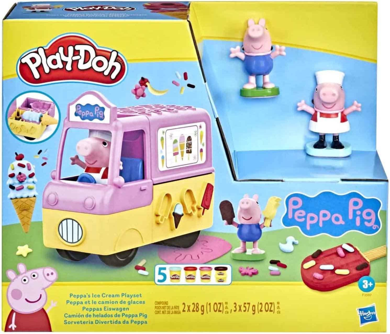 Игровой набор Hasbro Play-Doh Свинка Пеппа с мороженым (F3597)