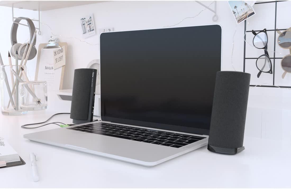 Комплект динаміків для ПК Hama E80 2.0 USB стерео 2,5 Вт 3,5 мм (30821171) - фото 4 Комплект динаміків для ПК Hama E80 2.0 USB стерео 2,5 Вт 3,5 мм (30821171) - фото 4