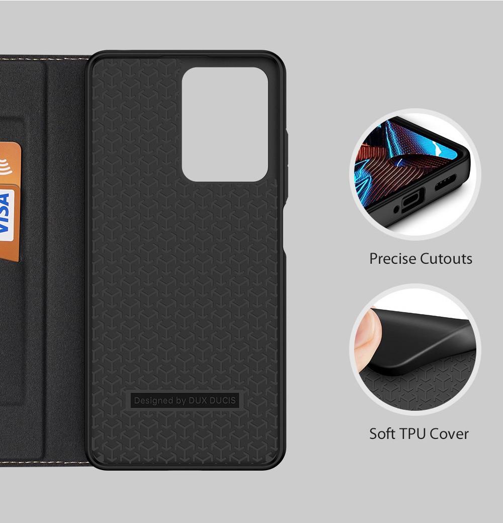 Чехол книжка Dux Ducis Skin X2 с карманом для визиток для Xiaomi Redmi Note 12 5G / Poco X5 5G Black - фото 3 Чехол книжка Dux Ducis Skin X2 с карманом для визиток для Xiaomi Redmi Note 12 5G / Poco X5 5G Black - фото 3