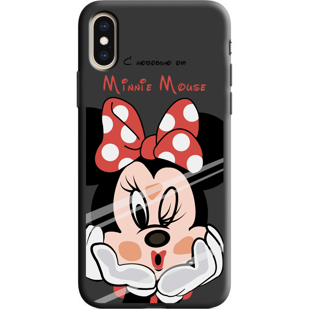 Чехол Boxface iPhone XS Lady M Черный силикон (35413-cc59-38046)