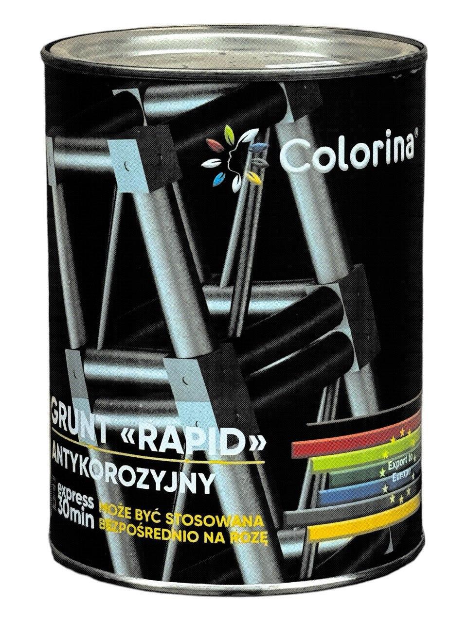 Грунтовка антикоррозионная Colorina Rapid 0,9 кг Серый (23813395)