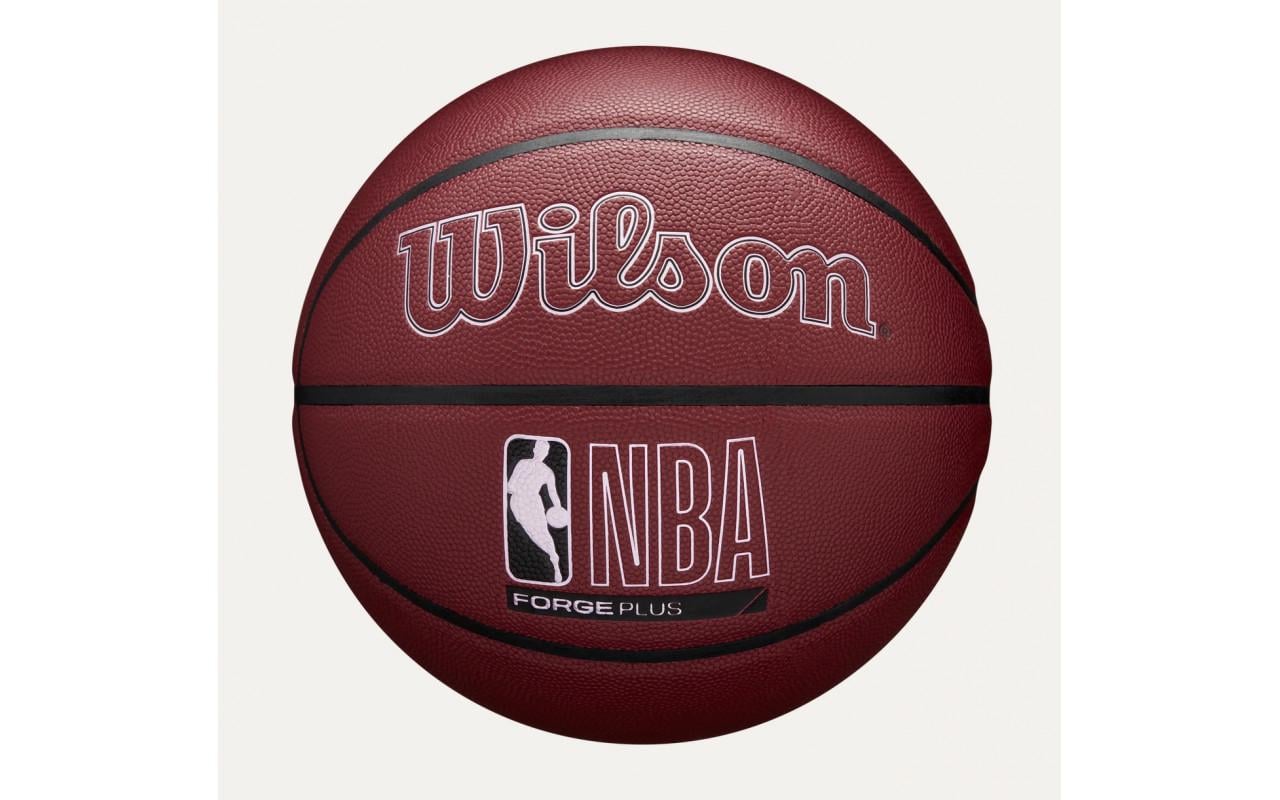 М'яч баскетбольний Wilson NBA FORGE PLUS BSKT MAROON size 7 Коричневий (WZ2016802XB7 7) М'яч баскетбольний Wilson NBA FORGE PLUS BSKT MAROON size 7 Коричневий (WZ2016802XB7 7)