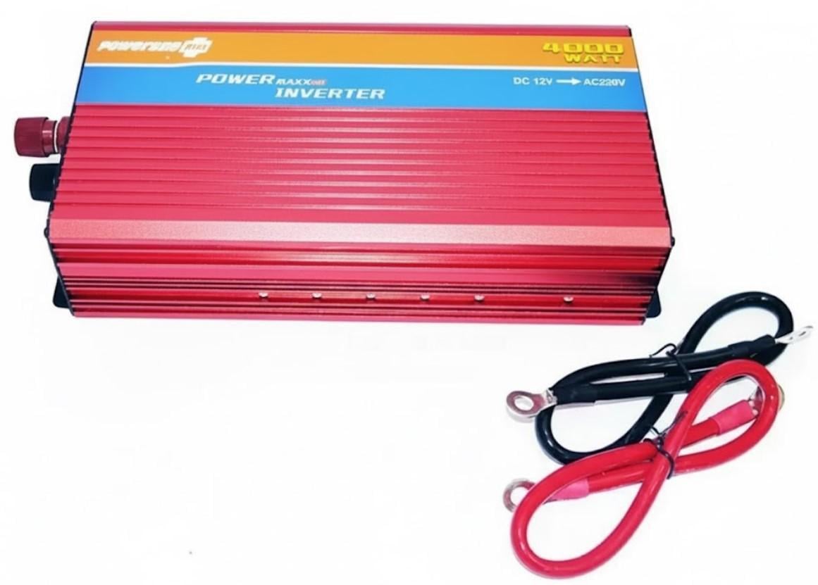 Автомобільний інвертор Power One Plus MAXX SSR-4000A з LCD-екраном 12/220V 4000 Вт (2104618797)