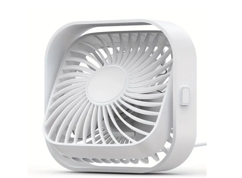 Вентилятор портативный от USB 3 скорости Белый (K47) Вентилятор портативный от USB 3 скорости Белый (K47)