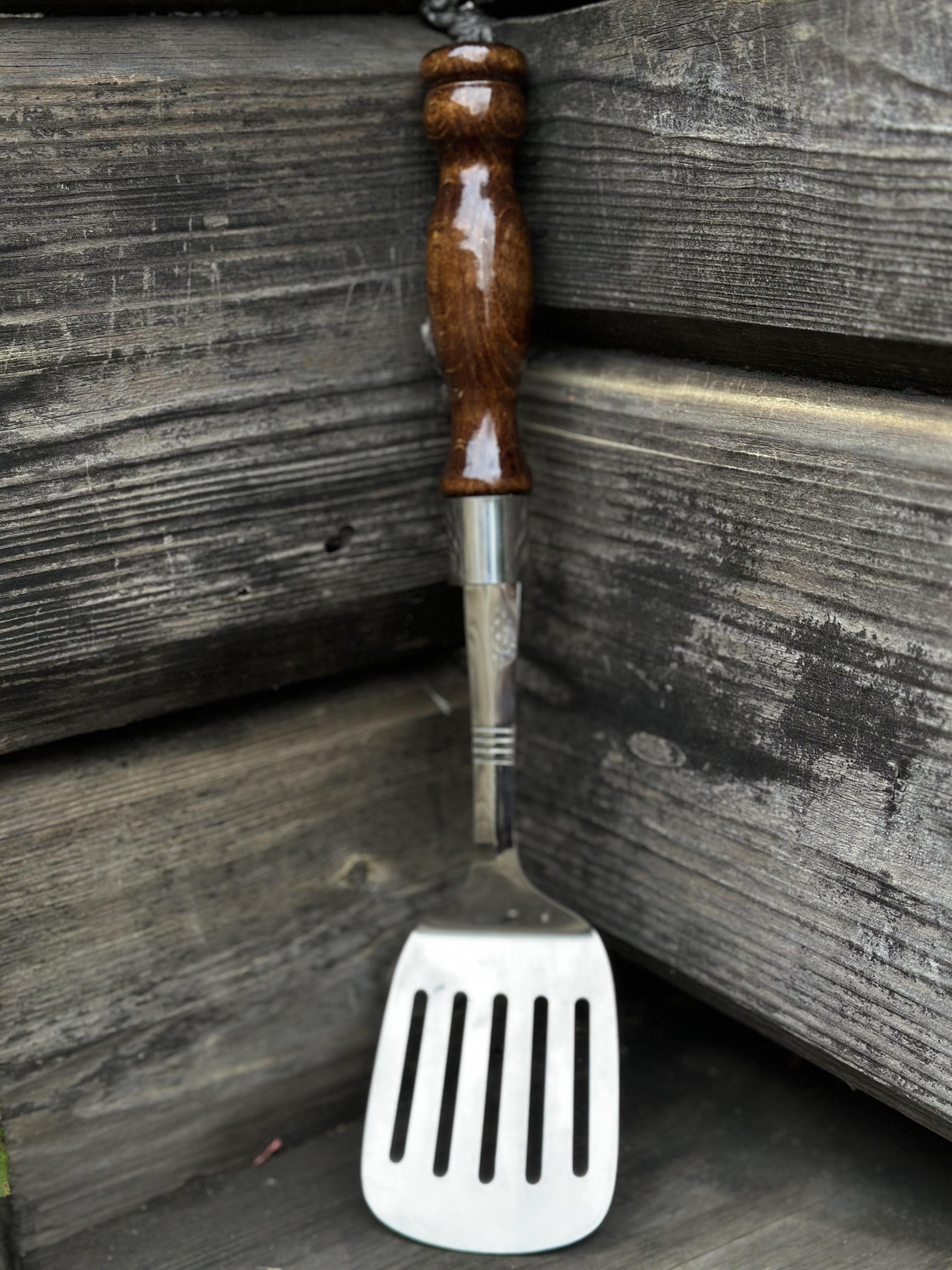 Лопатка для гриля Reckless из нержавеющей стали 36 см - фото 5 Лопатка для гриля Reckless из нержавеющей стали 36 см - фото 5