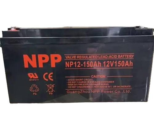 Аккумулятор гелевый NPP NP12-150 12V 150 Ah Черный