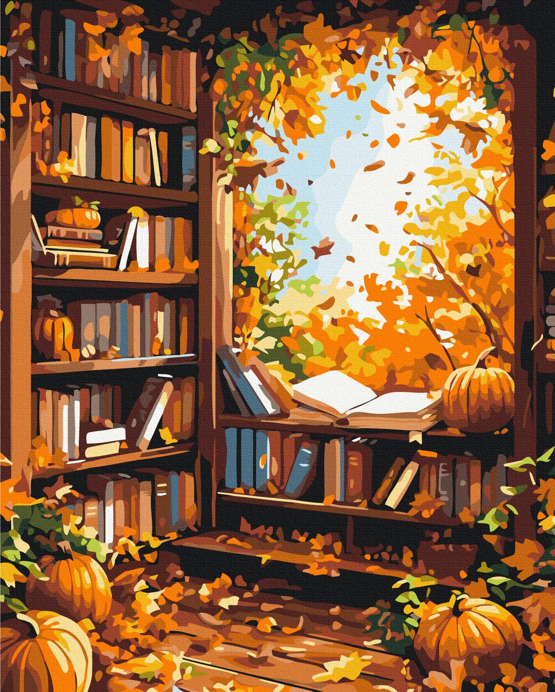 Картина по номерам Brushme Уютная осень 40x50 см (BS54374)