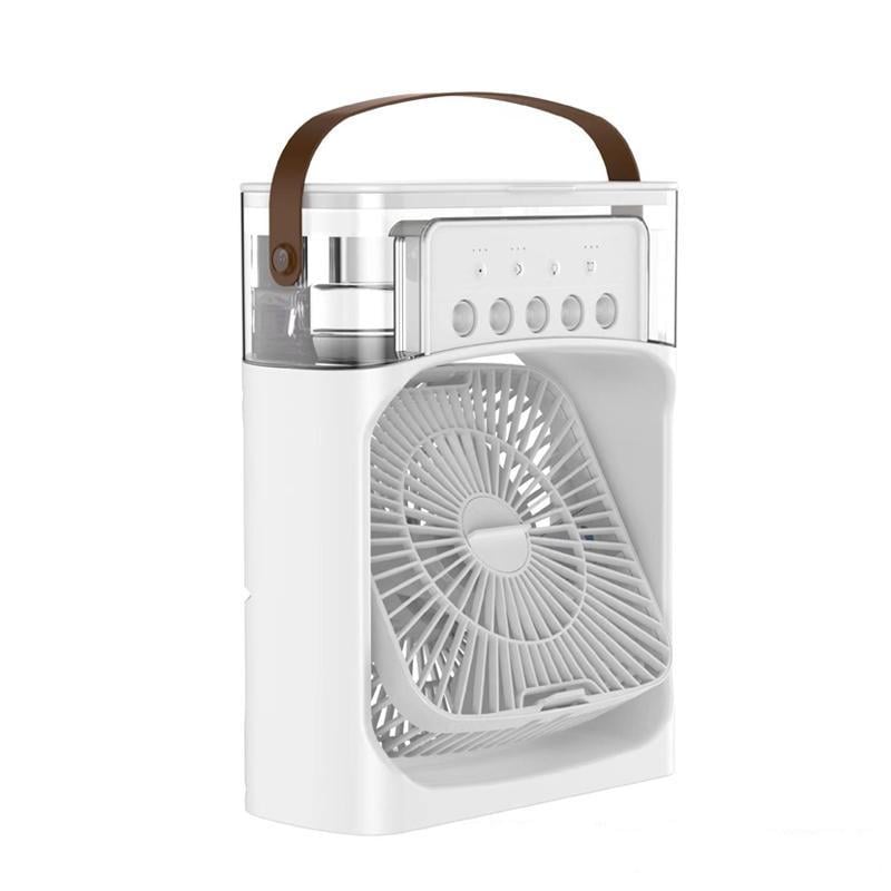 Вентилятор Mini fan 3в1 з зволожувачем повітря та підсвічуванням (16521)