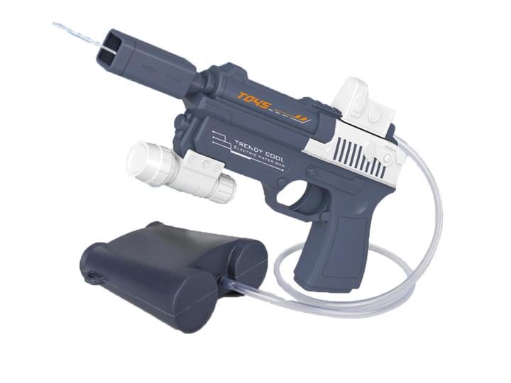 Пістолет водний Shark Electric Water Gun W-Y10 Акула електричний із акумулятором Синій