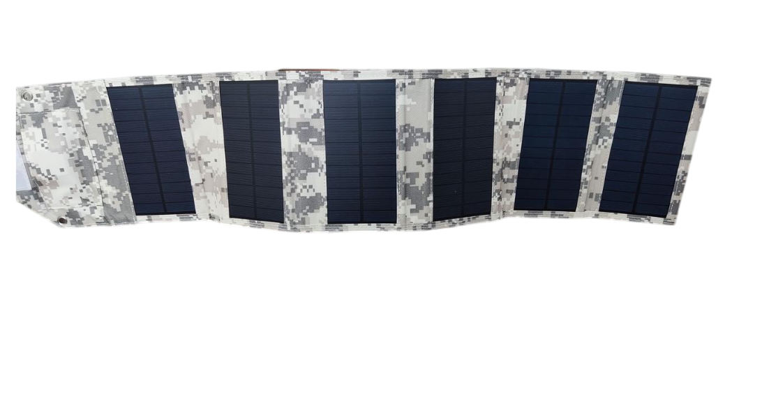 Панель солнечная складная портативная для телефонов (USB) 40W 5V камуфляж