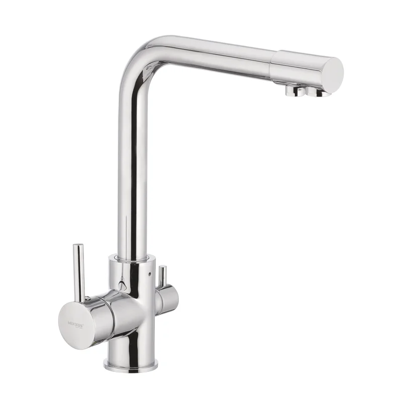 Смеситель для кухни MIXXUS FAN-021 SUS304 на две воды из нержавеющей стали (MI6109)